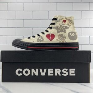 Converse All Star Chuck Taylor High Top Size 7.5 Sailor Jerry Death Or Glory